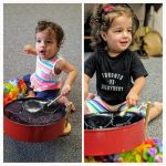 children playing drums