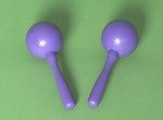 purple maracas